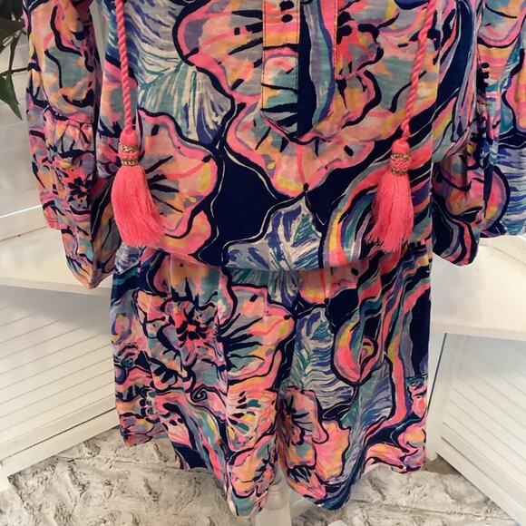 LILLY PULITZER NEW DEL LAGO ROMPER SIZE SMALL 1213 - Picture 4 of 6